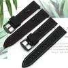 Watch Bands 18mm 20mm Breathable Silicone Sports WatchBand 22mm 24mm For Any Rubber Wrist Strap Soft Waterproof Men Accessories