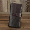 Wallets Handmade Real Leather Men Coin Wallet Short Retro Cow Card Holder Money Bags Pocket Man Purse