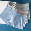 Underpants man morbido tronchi di cotone di alta qualità biancheria di alta qualità u mutandine convesse mutandine senza soluzione di continuità brevi boxer traspiranti