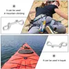 Duvar Saatleri 4 PCS İki Uçlu Bağlayıcı Hook Anahtar Klip Klip cıvatası Snaps Ocean Çift Uçlu Snap Anahtar Tutucu Metal Ağır Dergi Klipler