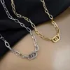 Wind Metal Titanium Steel Letter B Necklace Women's Collar Ins Tidal Net Red Light Small Design Feeling Neck Chain