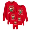 Одинаковые комплекты для всей семьи. Рождественские свитера для всей семьи. Джерси с милым принтом оленя. Navidad Familia Pijama. Рождественская одежда для пар. Парные комплекты для всей семьи. 231107.