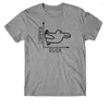 Camisetas de camisetas masculinas Camisa unissex ou ilusão de óptica de pato engraçada matemática minimalista de arte