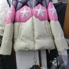 Veste en duvet de couleur assortie pour femmes, manteau à pain de Style occidental d'hiver, Parka rembourrée en coton pour filles douces, 2023