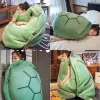 Blanket Large Wearable Turtle Shell Plush Blanket Cute Soft Cushion Home Room Decor Sofa Decoration Birthday Children Day Gift For Kids R230616