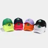 Ballkappen 2023 Kleemuster Trucker Hut Frühling Sommer Outdoor Atmungsaktive Sonnenschutz Mesh Baseballkappe