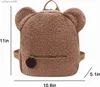 Mochilas Mochila con nombre para niños Bolsa con nombre personalizada Bolsa personalizada para niños Mochila con osito de peluche para niños pequeños Bolsa con nombre personalizada bordadaL231108