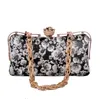 Rose printed dinner bag with floral pattern Women's handbag Simple leather bag! 231108