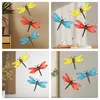 Garden Decorations 3 Pcs Crafts Wall Hanging Indoor Decorate Dragonfly Decors Iron Shaped Ornaments