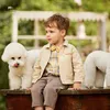 Coat Dave Bella Children's Boy's Autumn Fashion Casual Overcoat Tops Pure Cotton Outdoors Sports Shirt Corduroy DB3236038 231108