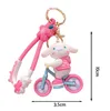 Kuromi bicicleta boneca chaveiro carro pequeno pingente saco decoração brinquedos infantis