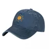 Ball Caps Happy Retro Sun Patroon - Geel Oranje Rood Palet Baseball Cap Designer Hoed Strand Bobble Dames Heren