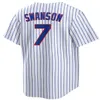 2023 Custom 7 Dansby Swanson Jersey 24 Cody Bellinger Seiya Suzuki Andrelton Simmons Nick Madrigal Marcus Stroman Willson Ian Happ Jason Men Baseball Youth Baseball