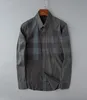 Camisa de vestir de diseñador para hombre, camisa informal ajustada con bolso de seda, a cuadros europeos, manga larga, ropa de negocios informal, M-3XL de seda, 2023