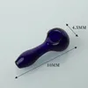 Glass Hand Pipe Dry Herb Tobacco Pipes Coloured Cool Handmade Smoking Accessories Bong