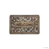 Carpets New carpet floor mat polyester welcome pattern non-slip waterproof suitable for entrance outdoor camping