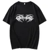 Heren T -shirts Metal Rap Style Retrograde afbeelding Gedrukte Ghostemane T -shirt T -stukken T -stukken Witte korte mouw Oversized katoenen t -shirt Tops 230407