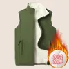 Gilet da uomo Pile da uomo Casual Gilet invernali caldi Moda Giacche senza maniche termiche Giacca a vento Abbigliamento 8XL