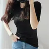 Koszulki damskie letnie top seksowna koszula damska elastyczność T-shirt koreański styl ubrania