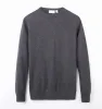 Moda uomo ricamo coccodrillo pullover sciolto maglione ad ago ritorto maglione pullover maglione girocollo in cotone lavorato a maglia