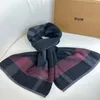 Designer Scarves 2023 Cashmere Winter Warmth Luxury Scarf Men High End Designer Classic Check Plaid Shawl Neckerchiefs