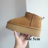 Ug Australia Tazz Tasman Platform Slippers Heren Dames Winter Lie Snowboots Warm Funkette Slie Fashion Classic Ultra Mini Disquette