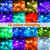 Strings LED Christmas String Light 20M 200 RGB Changing Fairy Garland With Remote For Xmas Tree Wedding Party Holiday Decor