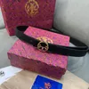 110 Designer for Women Belts Genuine Leather Fashion Trend Gold Buckle High Quality Width 2.5cm Mens Thin Bel