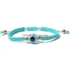 Charme Pulseiras Boho Verão Doce Cor Evil Eye Pulseira Sorte Amizade Jóias Charme Pulseiras Adoráveis Mulheres Homens Pseras Drop Delive Dhgwt