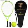 Raquetes de tênis 21 "23" 25 "4-12 anos de idade crianças júnior raquete de tênis carbono alumínio integrado equilíbrio leve e durab q231109