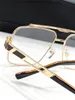 New fashion design square optical glasses 9106 exquisite metal frame avant-garde and generous style classic versatile clear lenses eyeglasses