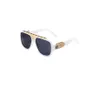 Najwyższej jakości damskie luksusowe okulary przeciwsłoneczne Owczesne damskie okulary przeciwsłoneczne spolaryzowane białe ramy przypadki postawy vintage gafas de sol Lentes L3013