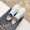 Hot Men damskie buty mody koronkowe Płaska platforma Designer Sneaker czarny oryginalny skórzany powietrza poduszka sneake