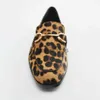 Kleidschuhe Frühling Neue Damenschuhe Leopardenmuster Kuhfell Möchten Sie lässige Loaferschuhe mit flachem Boden weiblich niedrigen Absatz runden Kopf Einzelschuhe J231108