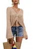 Mulheres camisetas Mulheres Crochet Top Praia Pano Camisa de Cordão Cobrir Oversized Sexy Beachwear Lace Tee Poncho