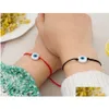 Charme Pulseiras 20 Pçs / Lote Pulseira Para Casal Jóias Red String Pulseiras Turco Evil Eye Braclets Grego 2021 Mulheres Na Moda Dhgarden Dhjcf