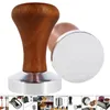 Tampers Food Grade 51mm 53mm 58mm Coffee Tamper Wooden Handle Barista Espresso maker Grinder Handmade High Quality 231107