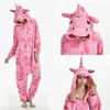 Pigiama da donna Kigurumi Animale Adulti Gatto Orso Flanella Tutina Pigiama Ragazze Vestiti Kid Costume Cosplay Unicorno Tuta Regalo di Natale 231108