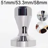 Tampers Café Tamper 5153.358mm Espresso Tamper 51535458mm En Alliage D'aluminium Café Tapis En Acier Inoxydable Café Tirer Fleur Tasse 231107