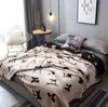 h одеяло Домашний текстиль Верх двухслойное утолщенное доступное роскошное флисовое одеяло Композитные бархатные одеяла Термальное