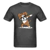 Herren-T-Shirts Lustiges Herren-Hemd Damen-Neuheits-T-Shirt 0 The Dabbing Boxer Dog Kids Shirt_Black(1) Cool XS-XXXL