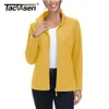 Damen Pelz Faux TACVASEN SpringAutumn Leichte Fleecejacken Sport Warme Sweatshirts Thermal Casual Rollkragenpullover Mäntel Tops 231108