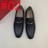 Sapatos de couro com retalhos de retalhos de coleia de couro de f1