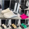 Designer Shoes Fussbett Sabot Sandals Women Sand Horsehair Slippers Fur Sandal Round Toe Loafers Winter Warm Slides Leather Shearling Jacquard Mules