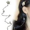 Hårklipp dekorativa fransörhängen bling kedja för kvinnor flicka y2k barrette kristallförlängning cool droppfartyg