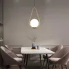 Lamps Nordic Glass Ball Pendant Lights Modern Metal Iron E14 Round Rod Hanging Lamp Gold/Black/ For Living Room Cafe Kitchen Lighting AA230407