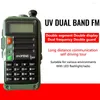 Walkie Talkie For Baofeng Dual-Band Transceiver Two Way Long Range Charging Display Portable Outdoor Travel Radio