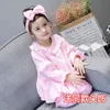 Pijama pijamalar set pamuk kızlar pijama takım elbise sonbahar kış uzun kolu çocuk giyim plapwear çocuklar için 4 6 8 10 12 14 yıl 231108