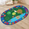 Tapetes para bebês Playmats ABC Kids Tapete ABC Aprendizagem Tapete Alfabeto Educacional Crianças Tapete Crianças Brincam Tapete com Padrões Coloridos Tapete Antiderrapante 231108