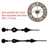 Clocks Accessories 2 Pcs 16Mm Quartz DIY Wall Clock Motor Kit Movement Mechanism Big Spade Parts Repair Replacement